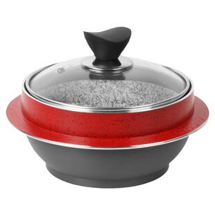 韩式石锅家用拌饭专用石锅汤锅炖盅商用天然石锅煤气灶煲仔饭砂锅