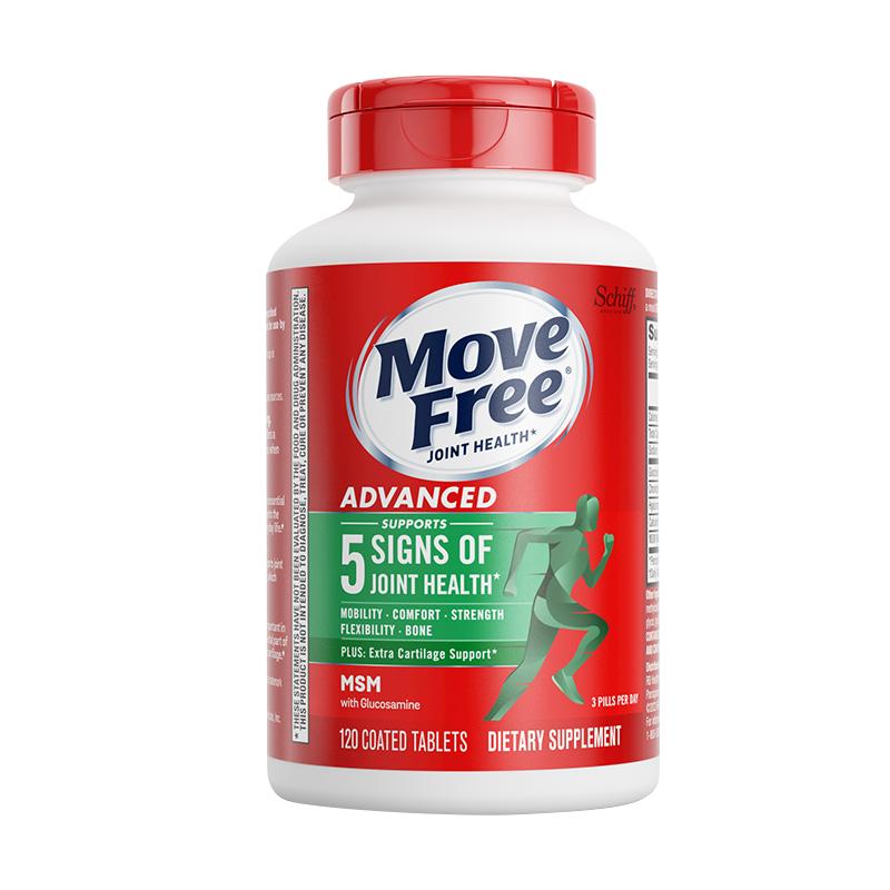 Move Free益节美国进口氨糖软骨素MSM中老年养护关节绿瓶120粒