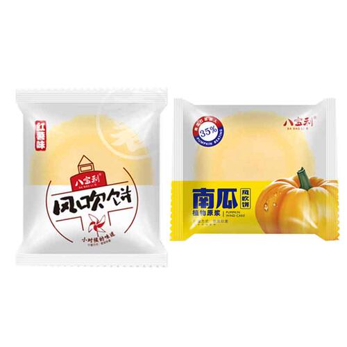 八宝利风吹饼红薯饼南瓜薄饼休闲办公小包装零食代餐早餐煎饼杂粮