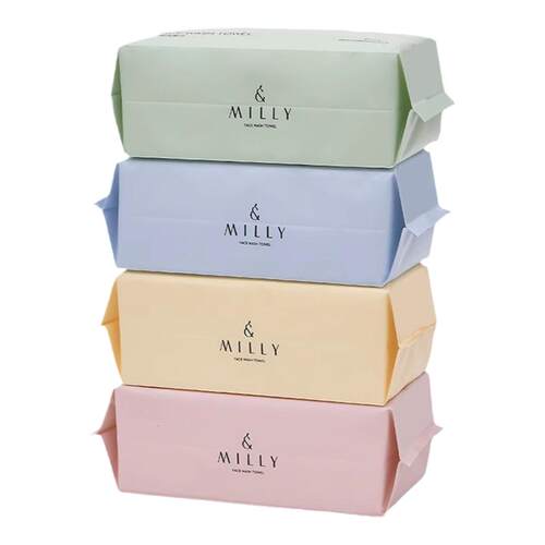 Milly秘梨一次性洗脸巾加大加厚干湿两用洁面巾擦脸巾卸妆棉柔巾