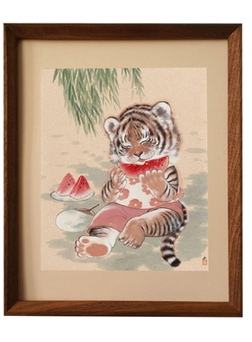 桌面办公桌皇小小一二山实木