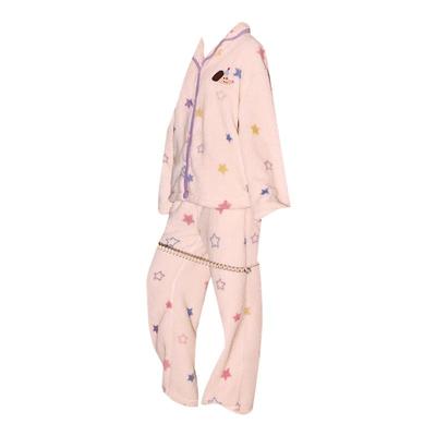 Gukoo/果壳睡衣女冬原创IP系列满印长袖情侣家居服套装