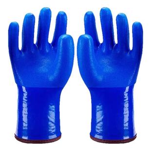 冬季杀鱼专用手套防刺防水水产加绒加厚赶海捕捞防滑耐磨舒适保暖