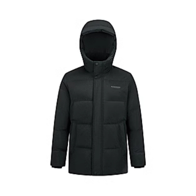 波司登防风连帽短款加厚羽绒服男