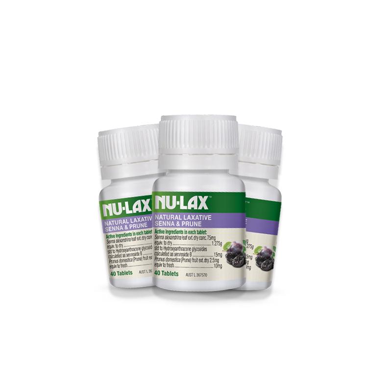【3瓶】澳洲Nulax乐康片西梅加强版乐康膏片膳食纤维促通芦荟片