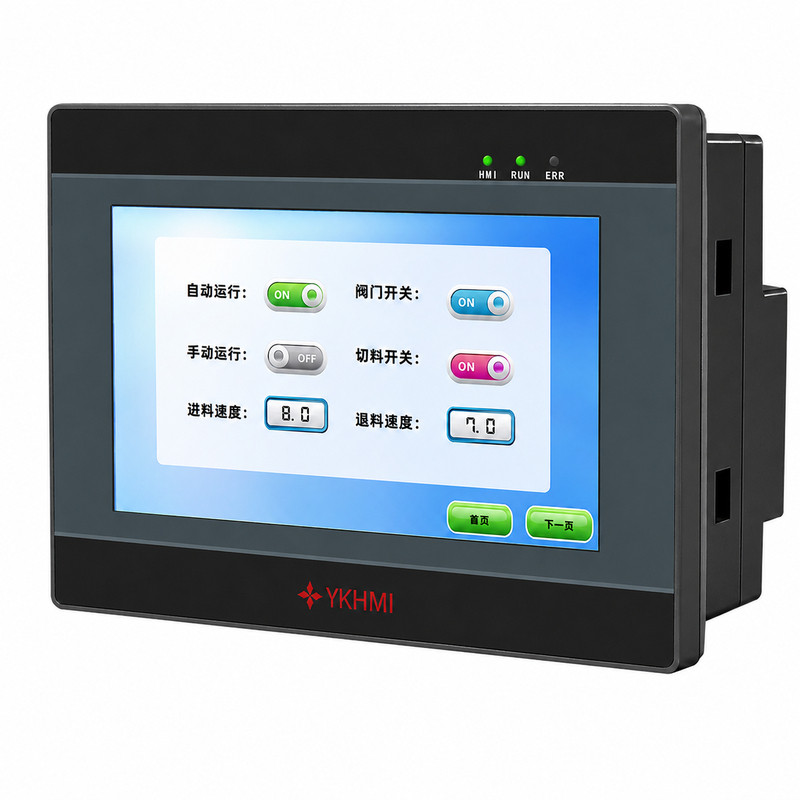 优控7寸触屏PLC一体机2N3U控制器