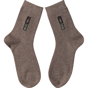 永春羊毛袜男士袜子加厚羊毛绒长袜厚款加绒冬季保暖高筒袜男袜