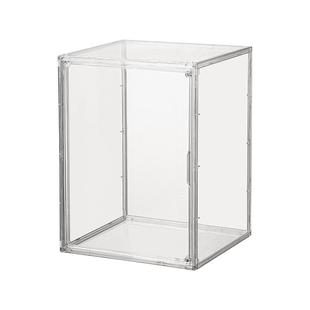 盲盒收纳展示架防尘公仔手办架子透明亚克力柜泡泡玛摆件特展示盒