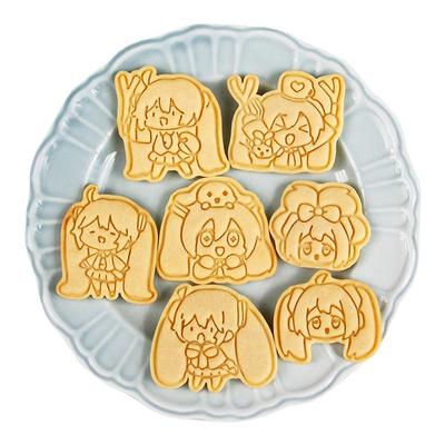 初音未来Q版饼干模具miku二次元