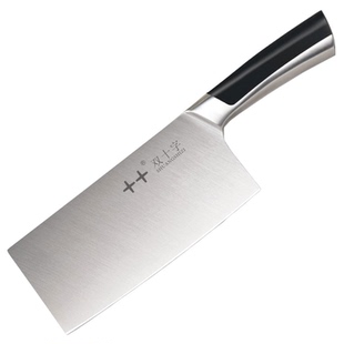 北京双十字菜刀中式锻打菜刀家用切片刀厨房5铬不锈钢刀具切菜肉