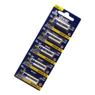 5粒装 vinnic 23A L1028F 呼叫铃库卷帘门风扇防盗器门铃12V电池相机引闪器门铃吊灯电动车库卷拖把柄遥控器