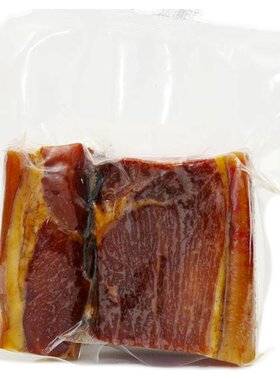 陕南安康特产镇坪烟熏腊肉500g/袋农家自制柴火后腿肉老咸肉真空