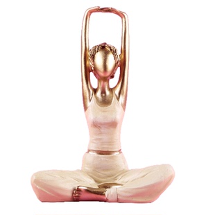 普拉提瑜伽摆件女孩手办车载玩偶体式车内公仔瑜伽馆小人物小摆件