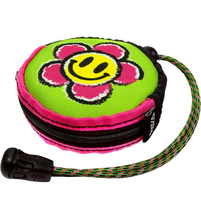 零钱收纳包挂件微笑小花钥匙包