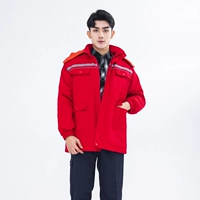 Двойная антистатическая электрическая хлопковая куртка Big Red