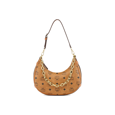 MCM女士单肩斜挎月牙包