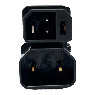 新国标电动车充电器充电口2+2母座通用插口雅迪爱玛新日转换头