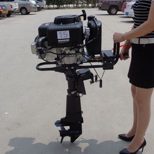 南昌市汽油四冲程电启动15马力船挂机价格 船用马达挂桨机