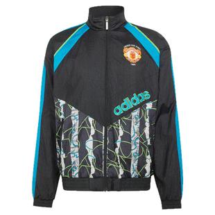 皇贝Adidas阿迪达斯曼联复刻90/92运动休闲拉链夹克外套男KD5815