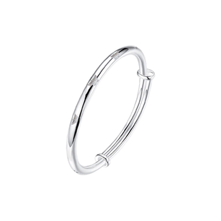 老凤祥足银中式蝴蝶手镯女款2026新款纯银镯子手串生日礼物送女友