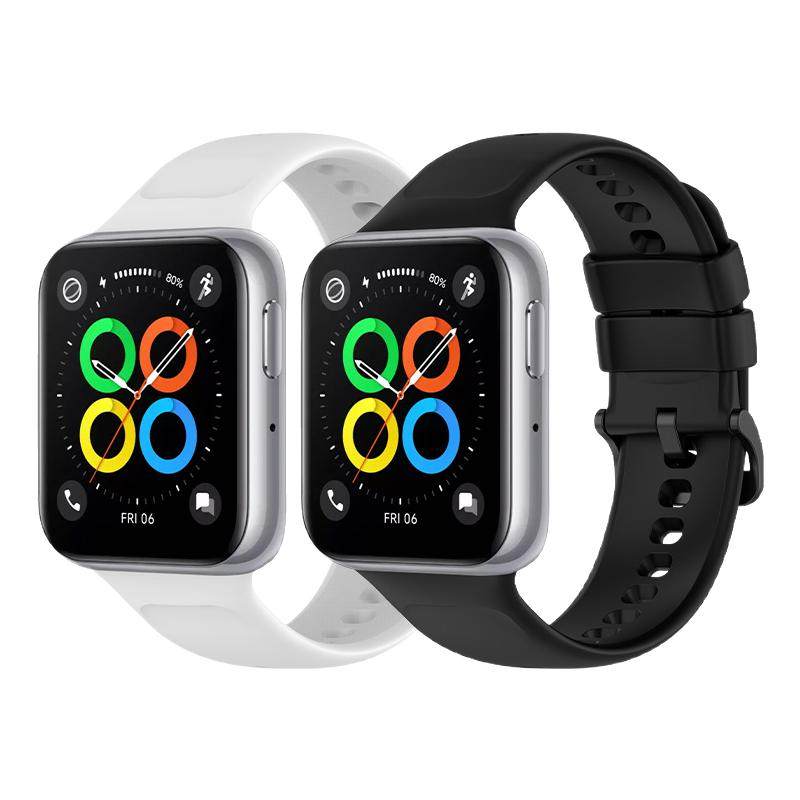 适用OPPO watch se手表表带硅胶防水腕带3代智能运动手表链米兰尼斯磁吸替换带se通用非原装男女时尚个性配件