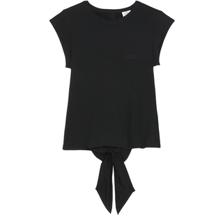 IT VETEMENTS女装合身飞袖上衣新款简约随性露背系带上衣TO110BXM