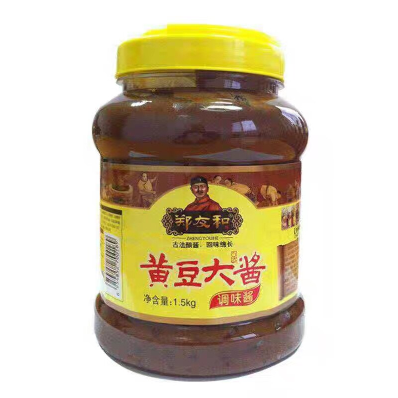 黄豆酱即食调味品郑永和桶装熟酱