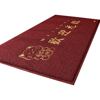 欢迎光临门垫迎宾定制logo