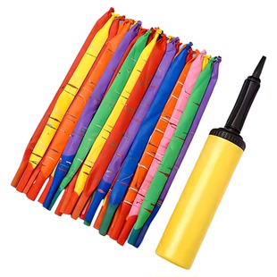 冲天火箭气球儿童气球加厚放屁虫可升空生日亲子活动玩具长条气球