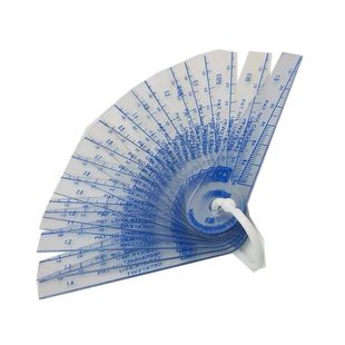 台湾上亿塑料塞尺单片高精度塑胶塞规厚薄规耐磨0.01-5MM