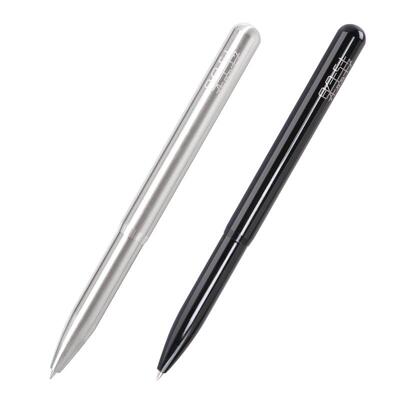 转笔者304不锈钢金属中性签字笔