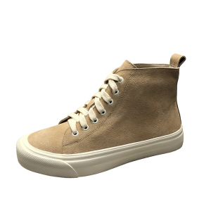 欧货短靴女春秋单靴子2025新款真皮系带平底短筒马丁靴女英伦风潮