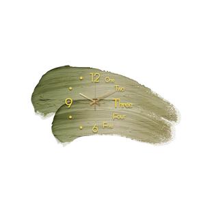 奶油风钟表挂钟客厅挂画网红2025新款餐厅装饰画挂墙创意时钟壁灯