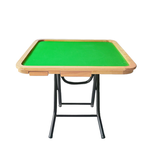 实木折叠麻将桌家用手搓餐桌两用麻雀枱象棋牌桌子手动简易麻将台