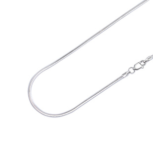 S925纯银蛇骨链项链男生女生锁骨链礼物素链颈链无吊坠感挂绳银链