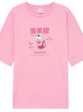 A21女装印花短袖T恤时尚薄