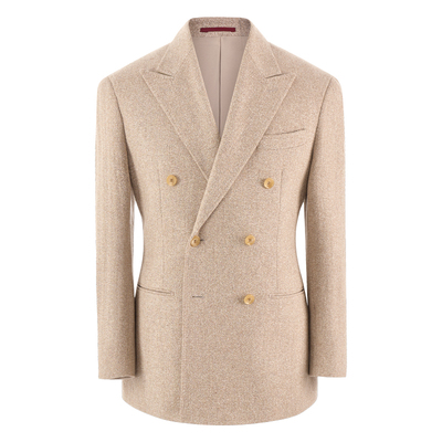 CULTUM50%羊毛戗驳领西服套装男