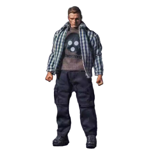 1/12兵人衣服男6寸可动人偶牛仔裤蜘蛛侠潮流玩具衬衣工装裤套装