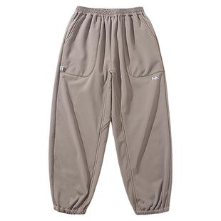 【登山裤】mipo冬季儿童裤子男女童户外耐磨防风防水运动加厚保暖