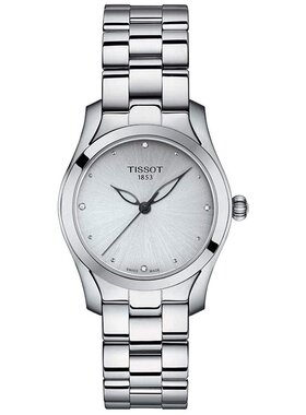 天梭正品tissot镶钻夜光海浪女表