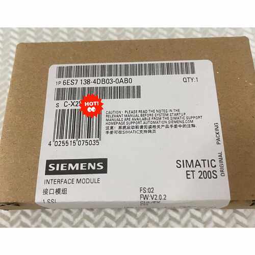 6ES7138-4DB03-0AB0  PLC 数字量输入模块