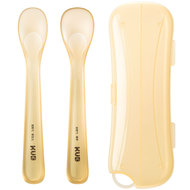 可优比婴儿勺子新生儿辅食硅胶勺