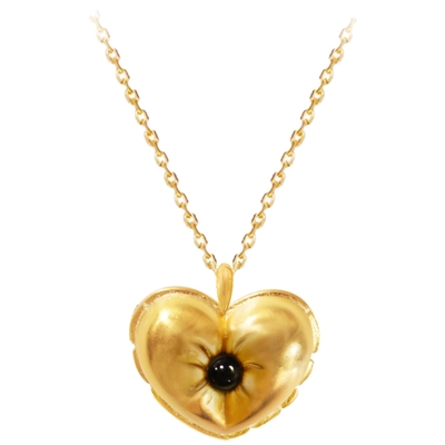 VaryVase18k金气球爱心项链