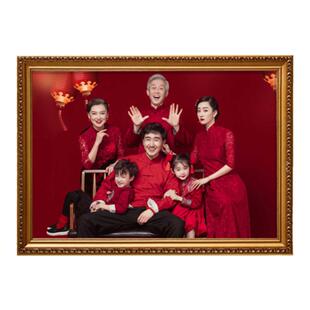 全家福相框洗照片做成照片冲印加24寸打印30挂墙带洗相片制作定制