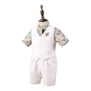 儿童西装套装男童小花童婚礼礼服日常穿搭小男孩主持人比赛演出服