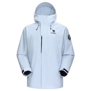 骆驼远山蓝王者凯甲ICON冲锋衣男三合一户外防风防水登山服外套女
