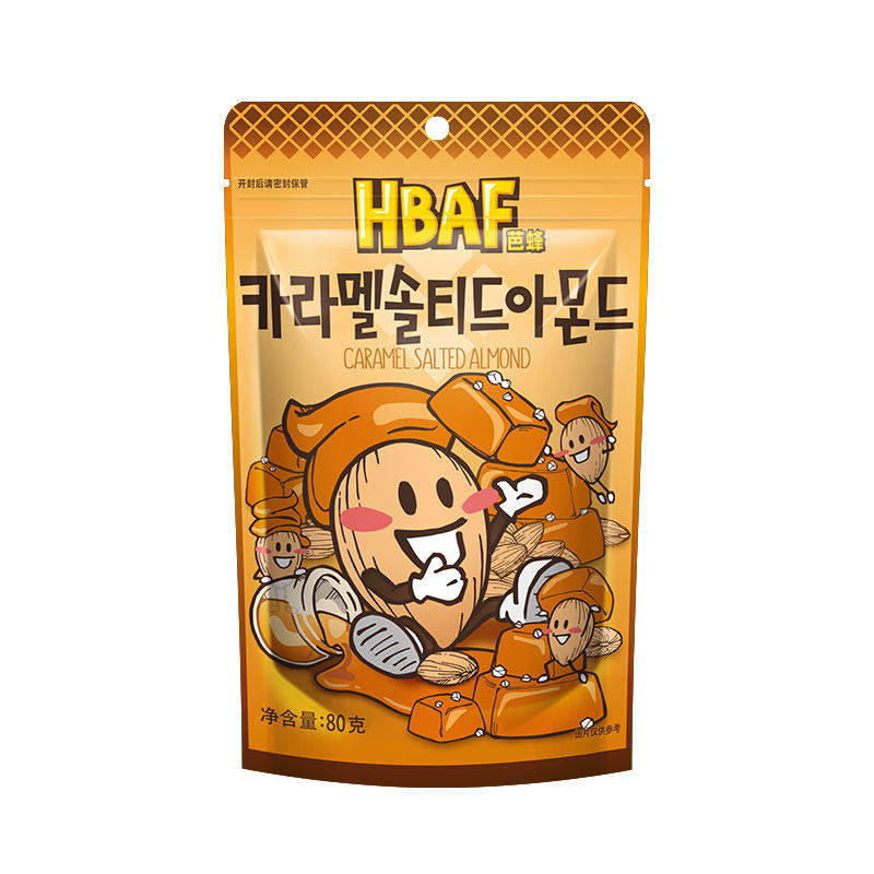 HBAF芭蜂韩国进口蜂蜜黄油扁桃仁