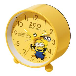 正港ZGOx小黄人2025新款迷你闹钟钟表摆件儿童男孩静音卡通学生用