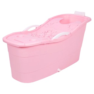 洗澡盆大人专用洗澡桶全身泡澡桶日式药浴桶洗澡便携加厚塑料浴缸