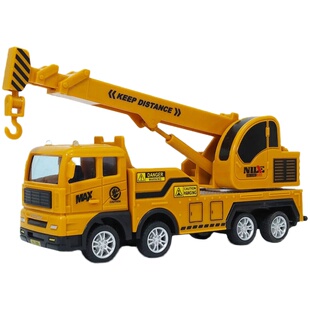 德立信儿童工程车模型破碎锤抓木机抓石机男孩套装换头挖掘机玩具